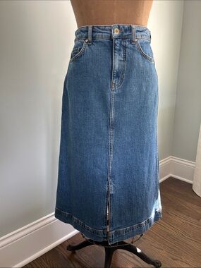 kate spade Blue Denim skirt